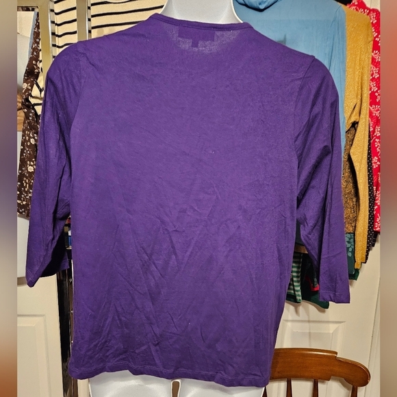 #174 Jones New York Sport- Women's Purple top- Size: XL - Picture 2 of 5